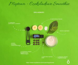 Smoothie miętowo-czekoladowe