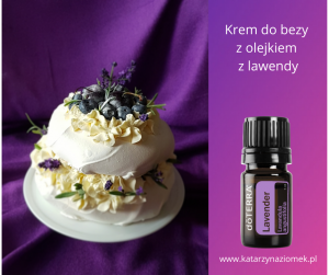 krem z bezy z olejkiem z lawendy doterra
